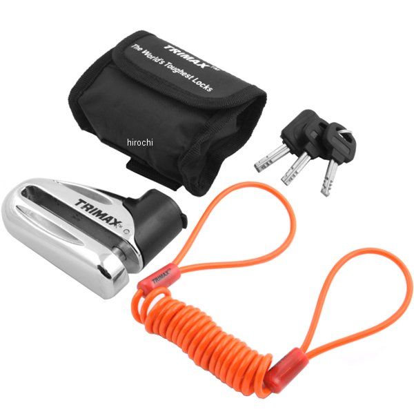 【USA在庫あり】 トライマックス TRIMAX ディスク ロック 10mmピン クローム 4010-0182 JP