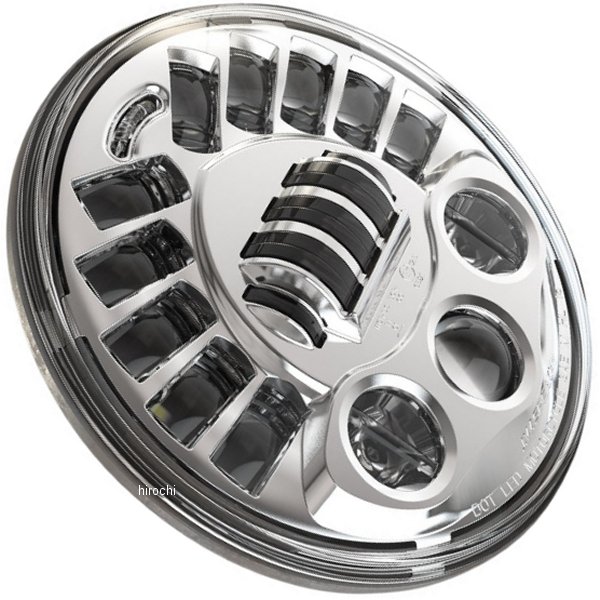 【USA在庫あり】 カスタム ダイナミクス ヘッドライト PB アダプター 5.75クローム 2001-2416 JP店