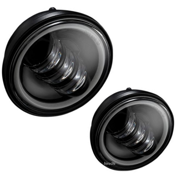 【USA在庫あり】 カスタム ダイナミクス パッシングランプ 4.5"ProGLOW 黒 2001-2419 JP店