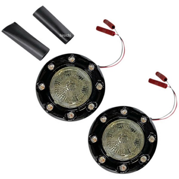 【USA在庫あり】 カスタム ダイナミクス LIGHT LED Bullet Ringz 黒/スモーク 2020-1886 JP店