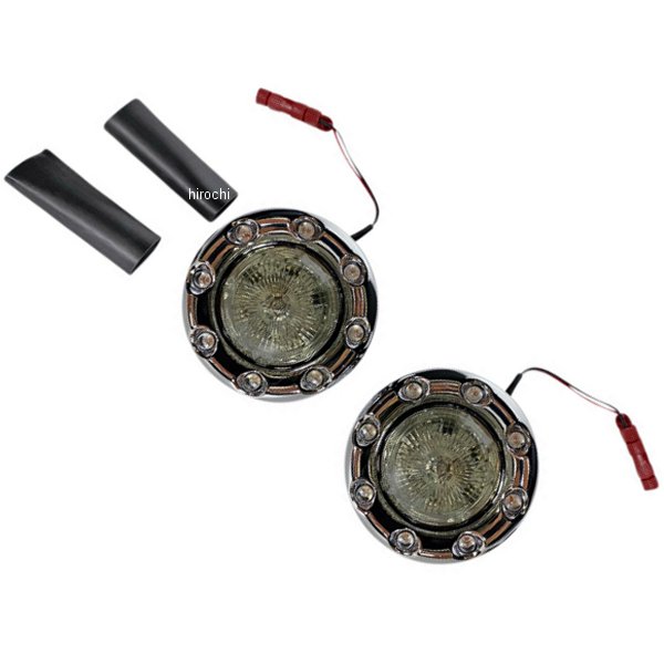 【USA在庫あり】 カスタム ダイナミクス LIGHT LED Bullet Ringz クローム/SMK 2020-1888 JP店