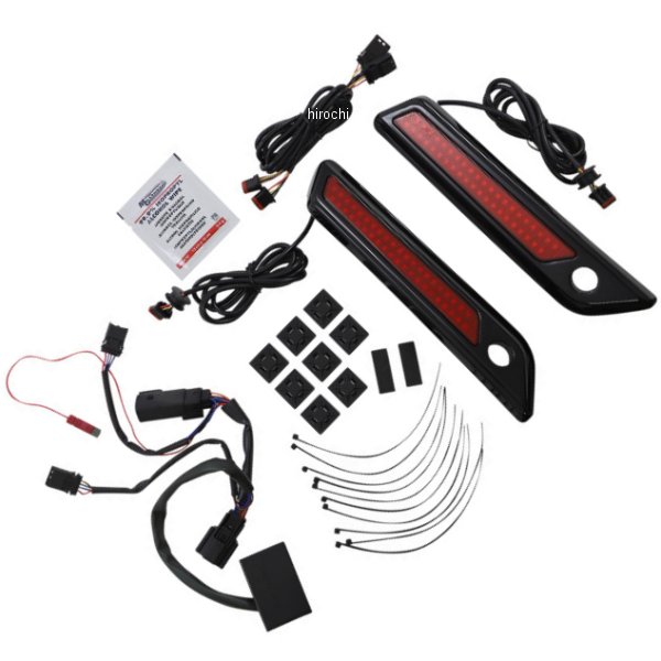 【USA在庫あり】 カスタム ダイナミクス LIGHT DUAL サドルバッグ HNGE RD/B 2040-2867 JP店