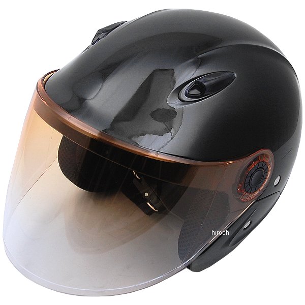 【メーカー在庫あり】 モトボワットBB Moto Boite セミジェットヘルメット 黒 フリーサイズ(58-60cm未..