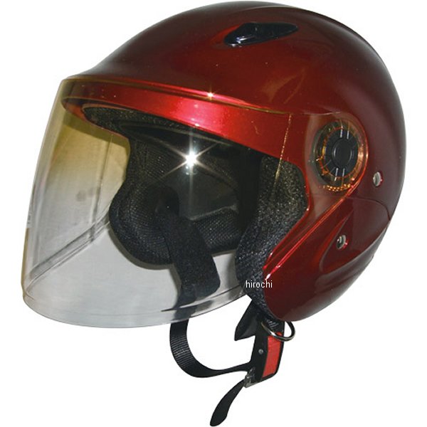 【メーカー在庫あり】 モトボワットBB Moto Boite セミジェットヘルメット キャンディレッド フリーサイズ(58-60cm未満) 079122017 JP店