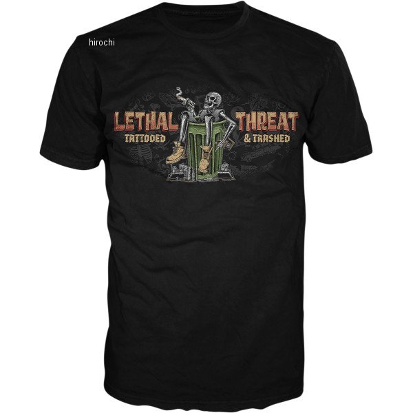 【USA在庫あり】 リーサルスレット Lethal Threat Tシャツ Tattooed And Trashed 黒 3XLサイズ 3030-21526 JP店