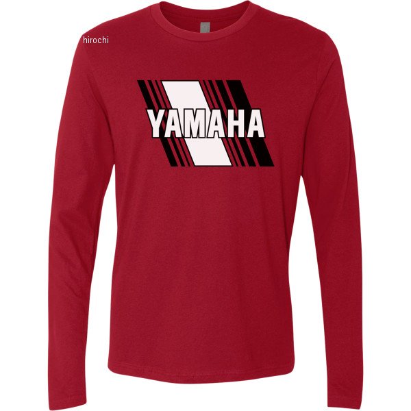 【USA在庫あり】 USヤマハ アパレル Tシャツ ロングスリーブ YAMAHA HERITAGE 赤 Sサイズ 3030-22365 JP店