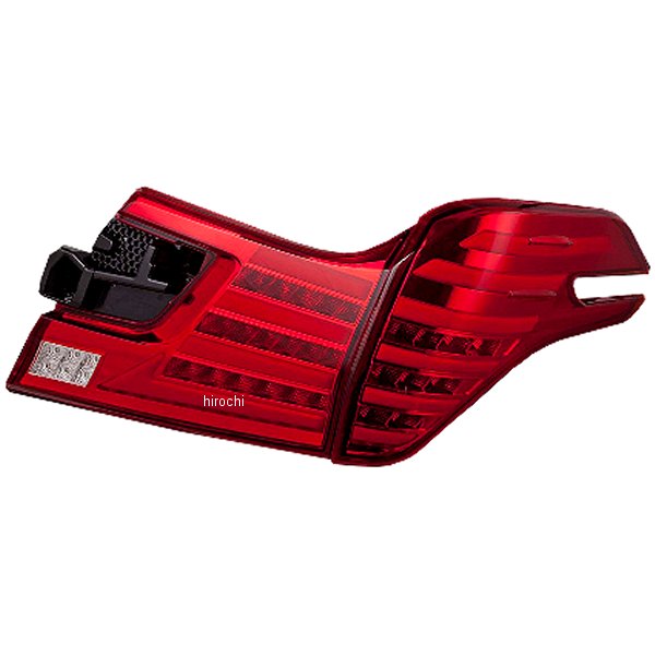 【メーカー在庫あり】 ヴァレンティ VALENTI LEDテールランプ REVO タイプ2 トヨタ 30ヴェルファイア レッドレンズ/クローム TT30VEL-RC-2 JP店