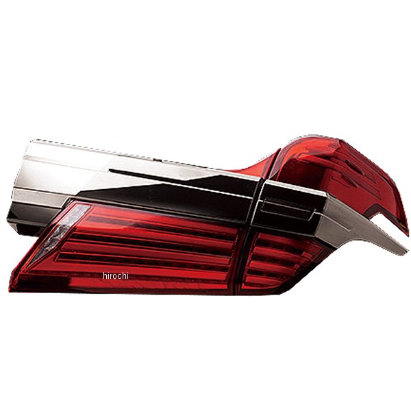 【メーカー在庫あり】 ヴァレンティ VALENTI LEDテールランプ REVO トヨタ 30ヴェルファイア 後期 レッドレンズ/クローム TT30VEL-RC-4 JP店