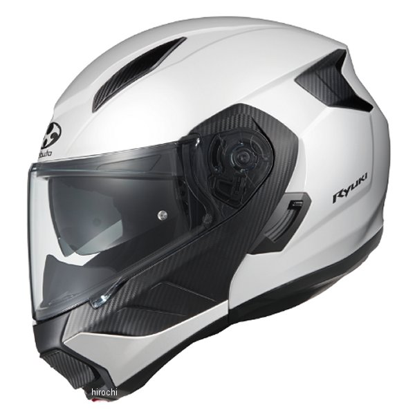 【メーカー在庫あり】 オージーケーカブト OGK KABUTO システムヘルメット RYUKI ホワイトメタリック L..