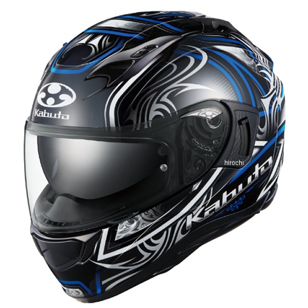 オージーケーカブト OGK KABUTO フルフェイスヘルメット KAMUI-3 JAG ブラックブルー Lサイズ 4966094596699 JP店