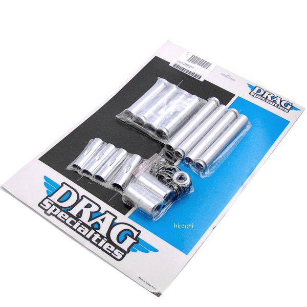【USA在庫あり】 DRAG プッシュロッド チューブ キット 99年-17年 Twin Cam クローム 0928-0016 JP店