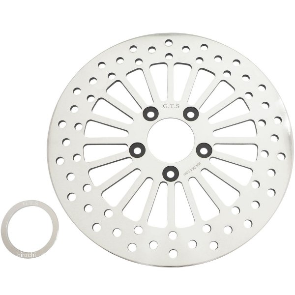 【メーカー在庫あり】 ジーティーエス G.T.S クラシックスポークローター 11.5インチ フロント ミラー..