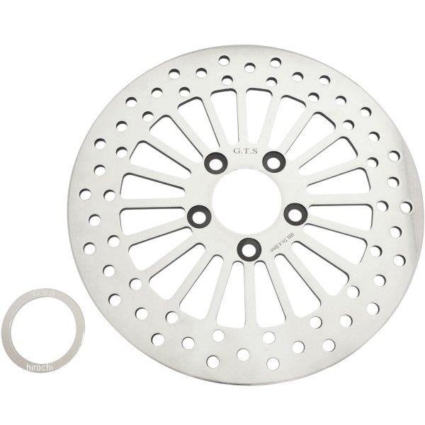 【メーカー在庫あり】 ジーティーエス G.T.S クラシックスポークローター 11.5インチ リア ミラーポリ..