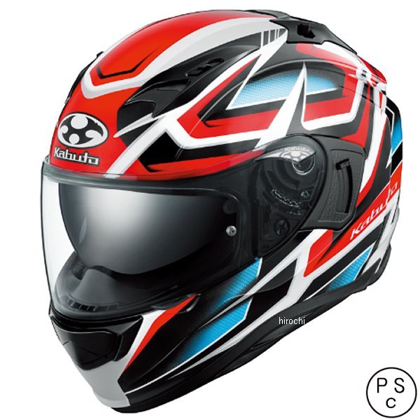 【メーカー在庫あり】 オージーケーカブト OGK KABUTO フルフェイスヘルメット KAMUI 3 アクロバッド ホワイトレッド L サイズ 4966094617912 JP店