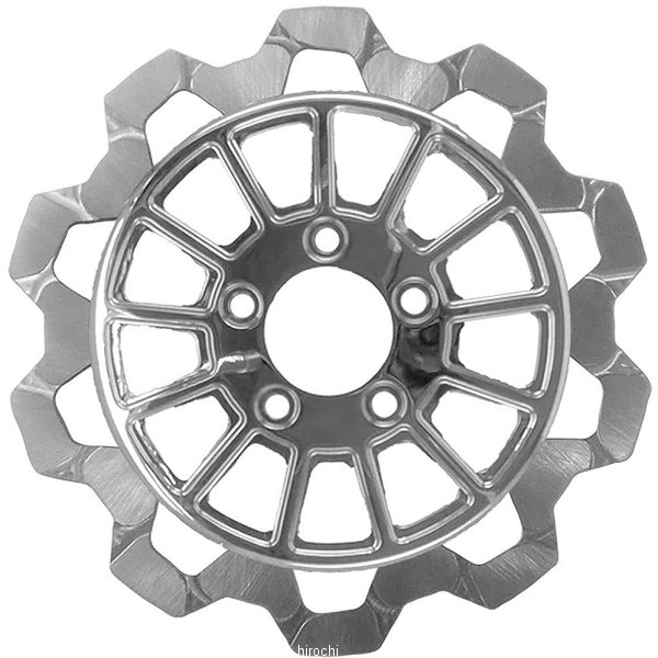 【メーカー在庫あり】 リンドールブレーキ LyndallBrakes ブレーキローター BOW-TIE/13SPOKE 11.5インチ クローム/クローム 5mm厚 リア 4002-2035 JP店