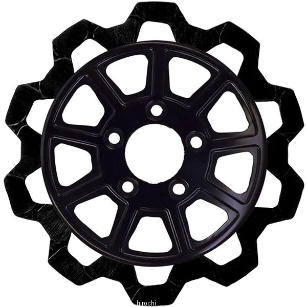 【メーカー在庫あり】 リンドールブレーキ LyndallBrakes ブレーキローター BOW-TIE/9SPOKE 11.8インチ 黒/黒 5mm厚 フロント 4103-1133 JP店