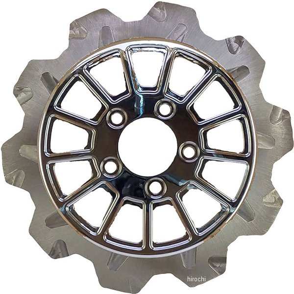 【メーカー在庫あり】 リンドールブレーキ LyndallBrakes ブレーキローター CROWN/13SPOKE 11.5インチ クローム/クローム 5mm厚 リア 2002-2035 JP店