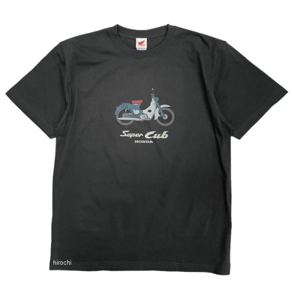 ホンダ スーパーカブ ベーシックTシャツ スミクロ XLサイズ 2301HD01-01 JP店