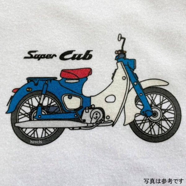 ホンダ スーパーカブ ワンポイントTシャツ 白/緑 XLサイズ 2301HD01-02 JP店