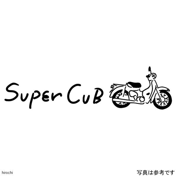 ホンダ スーパーカブ ライティングプリントTシャツ 黒 XLサイズ 2301HD01-03 JP店