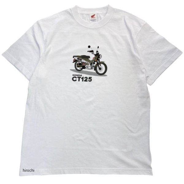 ホンダ ハンターカブ プリントTシャツ 白/緑 XLサイズ 2301HD01-09 JP店