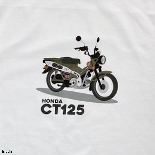 ホンダ ハンターカブ プリントTシャツ 白/緑 XLサイズ 2301HD01-09 JP店