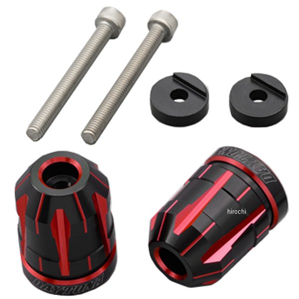 【メーカー在庫あり】 デイトナ ハンドルバーエンドプラグ TECHNO M6 ヤマハ 赤 37030 JP店