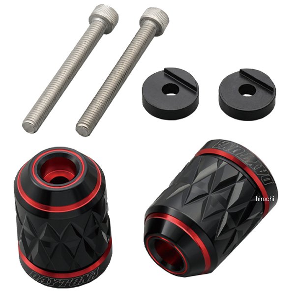 【メーカー在庫あり】 デイトナ ハンドルバーエンドプラグ KIRIKO M6 ヤマハ 赤 37031 JP店