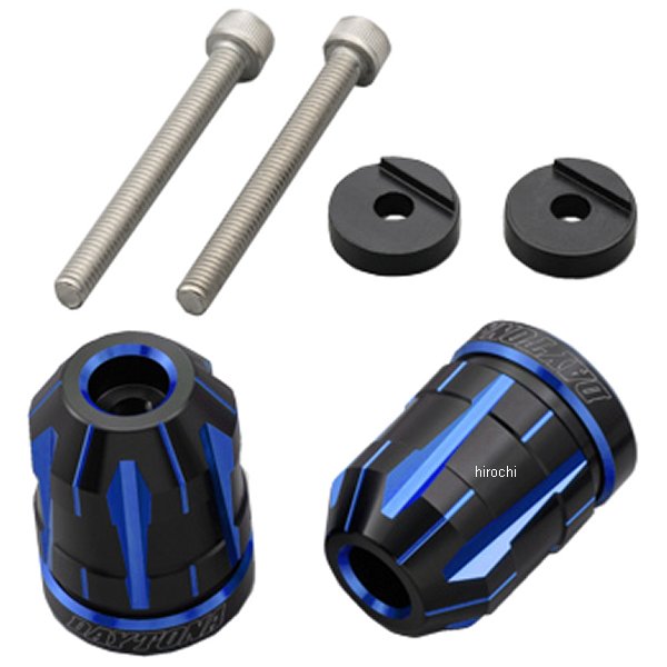 【メーカー在庫あり】 デイトナ ハンドルバーエンドプラグ TECHNO M6 ヤマハ 青 37604 JP店