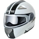 ウインズ WINS システムヘルメット MODIFY GT STRIPE 白/黒 XLサイズ(59-60cm) 4560385761386 JP店