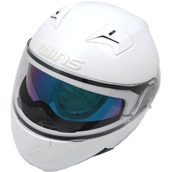 【メーカー在庫あり】 ウインズ WINS システムヘルメット MODIFY X パールホワイト Lサイズ(58-59cm) 4560385765629 JP店