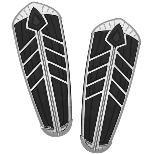 【USA在庫あり】 クリアキン Kuryakyn スペアフロアボード 14年-22年 Indian Springfield 黒/クローム kur5650 JP店