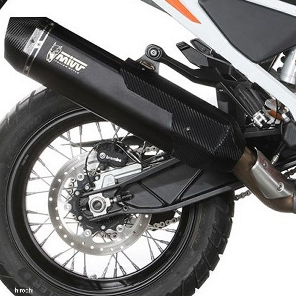KT.027.LRB ミヴ Mivv スリップオンマフラー SPEED EDGE 21年-22年 KTM 1290SuperAdventureR ステンレスブラック KT.027.LRB-1290supadvS JP店