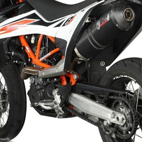 KT.023.LVC+ACC.041.A1 ミヴ Mivv スリップオンマフラー 触媒あり OVAL 20年-23年 KTM 690SMC-R ブラックステンレス KT.023.LVC-ACC.041.A1 JP店