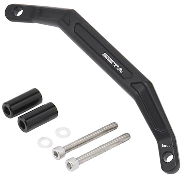 【メーカー在庫あり】 ジータ ZETA グラブバー 20年-23年 テネレ700 黒 ZE94-8110 JP店