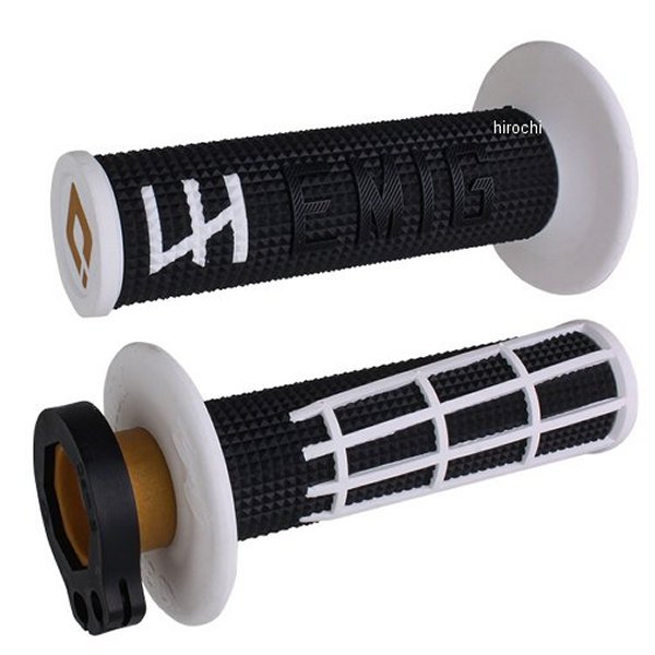 【メーカー在庫あり】 オーディーアイ ODI V2 ロックオングリップ エミッグ2.0 黒/白 H36E2BW JP店