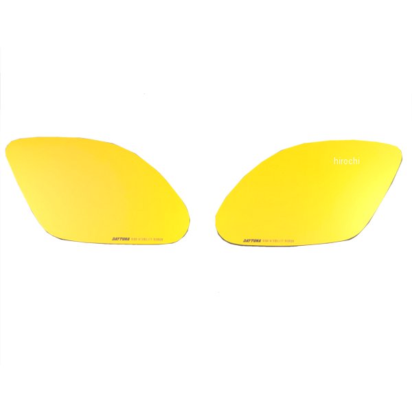 【メーカー在庫あり】 デイトナ 貼り付けミラー イエロー SUZUKI1 29725 JP店