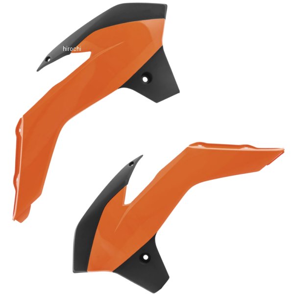 【USA在庫あり】 アチェルビス ACERBIS ラジエーターシュラウド 13年-17年 KTM SX85 オレンジ/黒 acb2314265225 JP店
