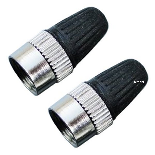 【メーカー在庫あり】 ビーアールシー BRC ムシ回し付きバルブキャップ 2個 汎用 クロームメッキ 1944 JP店