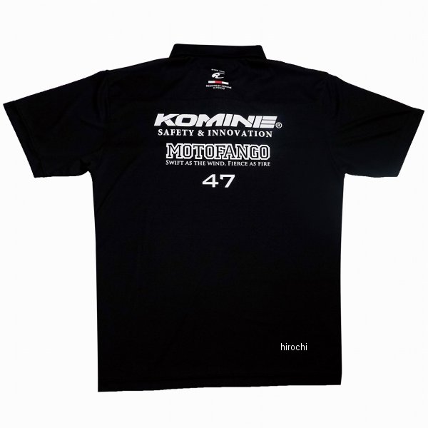 內衣 - 【メーカー在庫あり】 JK-401 コミネ KOMINE コミネチームシャツ 黒 XLサイズ 07-401 JP店