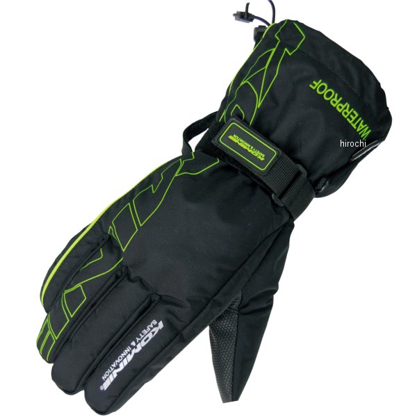 【メーカー在庫あり】 GK-132 コミネ KOMINE レインオーバーグローブ 黒/グリーン 2XLサイズ 06-132 JP店