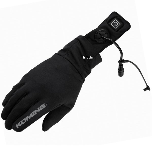 Gloves - 【メーカー在庫あり】 EK-204 コミネ KOMINE ヒートインナーグローブ12V 黒 XLサイズ 08-204 JP店