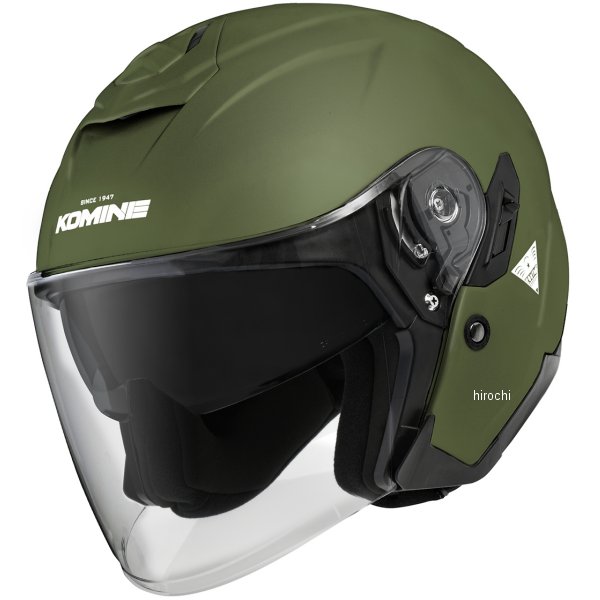 【メーカー在庫あり】 HK-172 コミネ KOMINE FL コンポジット FRP ジェットヘルメット オリーブ XLサイズ 01-172 JP店