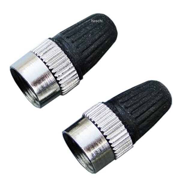 【メーカー在庫あり】 ビーアールシー BRC ムシ回し付きバルブキャップ 2個 汎用 クロームメッキ 1946 JP店