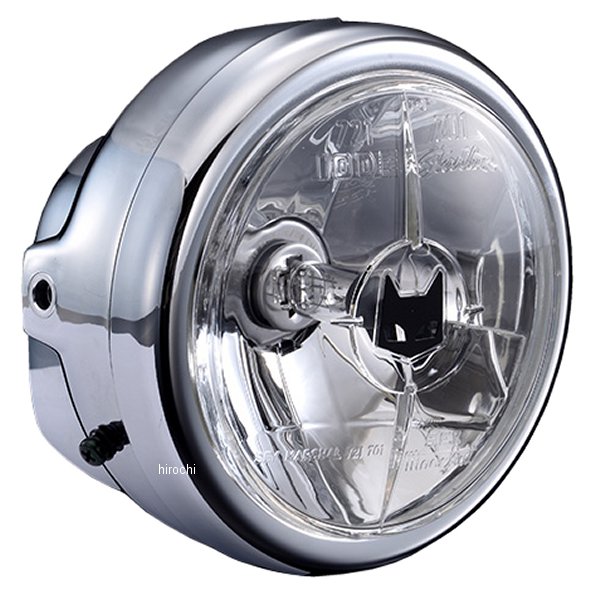 マーシャル MARCHAL ヘッドライト 721.701スタールクスフルキット 130φ 4ミニ用 クリア/メッキ 800-8304 JP店
