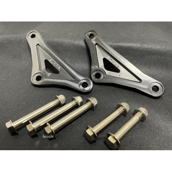 クード KOOD リンクプレート ボルト、ナットセット 18年-23年 Z900RS/CAFE/SE ブラック K-LP-017-BK JP店