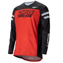【メーカー在庫あり】 ディーエフジー DFG ソリッド ジャージ 黒/赤 XSサイズ DG0702-004-007 JP店