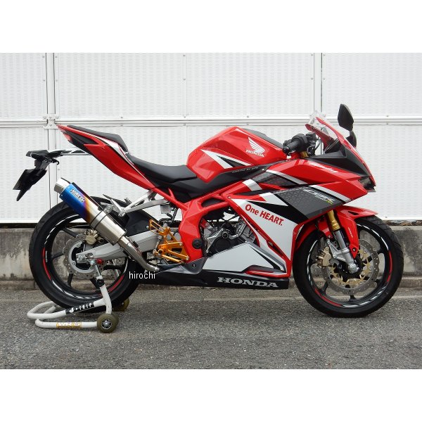 ダブルアールズ WR'S スリップオンマフラー ラウンド JMCA認証 17年-19年 CBR250RR ステンレス/チタン BK1230JM JP店