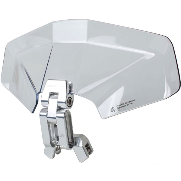 ワンダーリッヒ Wunderlich アジャスタブル3Dplusスクリーンスポイラー パンアメリカ1250 クリア W9015..