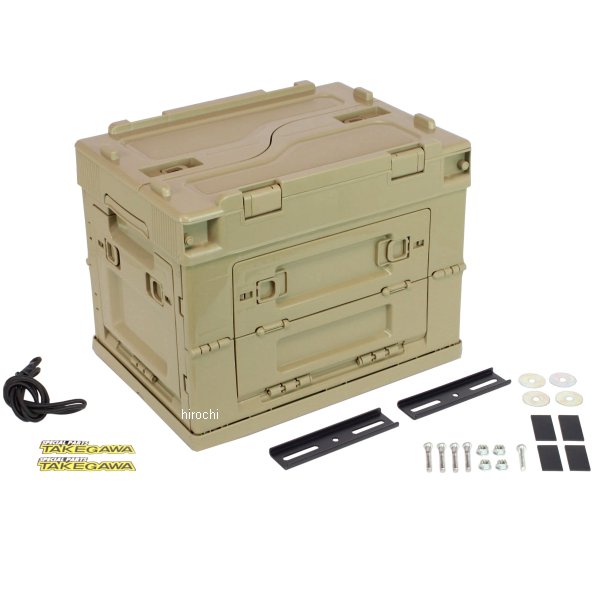 SP武川 キャリアコンテナセット20L スーパーカブ クロスカブ 汎用 タン 08-01-0198 JP店